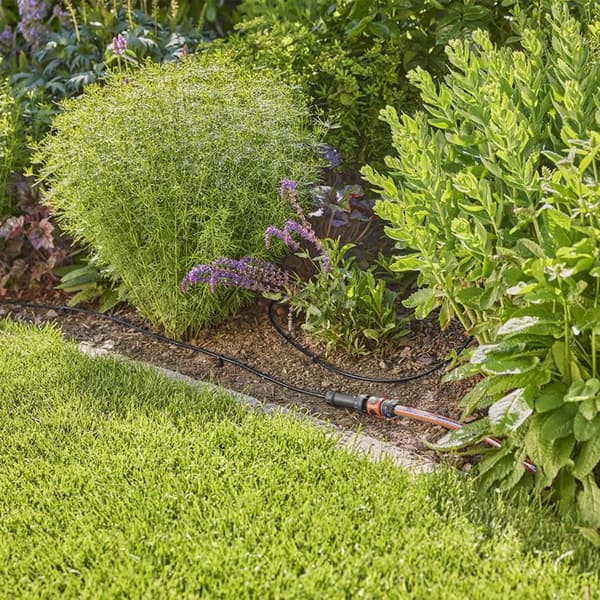 GARDENA Micro-Drip® storlek S Komplett droppbevattningskit - Linjebevattning max 100m - Självrengörande system - (13010-20)