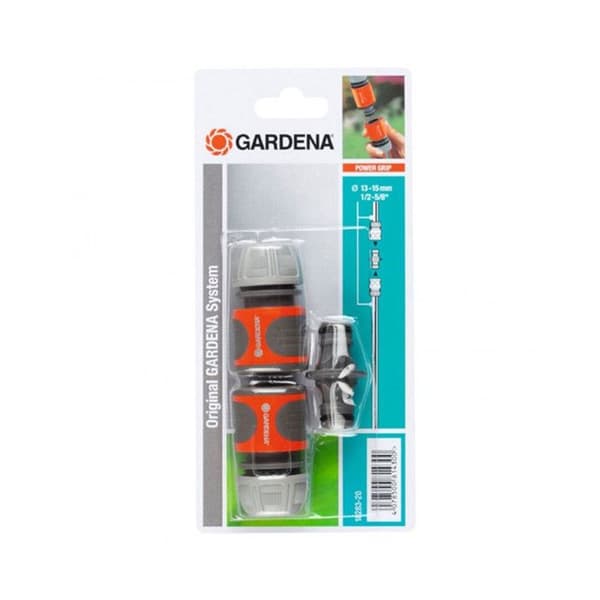 GARDENA röranslutningssats - 15 mm - frost- och UV-beständig
