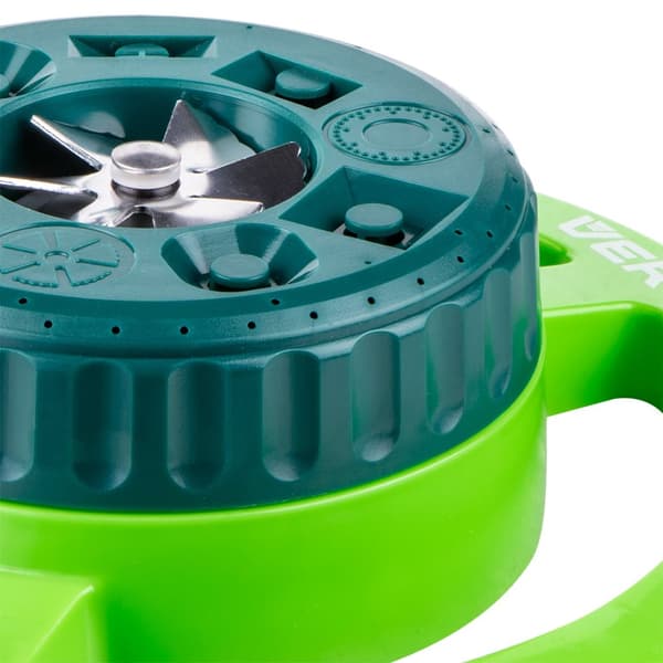 Sektorsprinkler, 9-funktion, plast med metalsprinkleranlæg