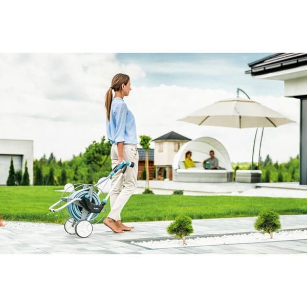 Cellfast bevattningssats, vagn, 20m 3/4 slang, sprinkler, kopplingar, EXPLORER