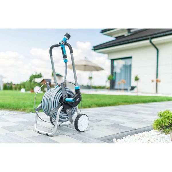 Cellfast bevattningssats, vagn, 20m 3/4 slang, sprinkler, kopplingar, EXPLORER