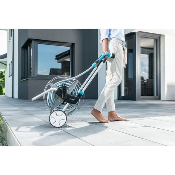 Cellfast bevattningssats, vagn, 20m 3/4 slang, sprinkler, kopplingar, EXPLORER