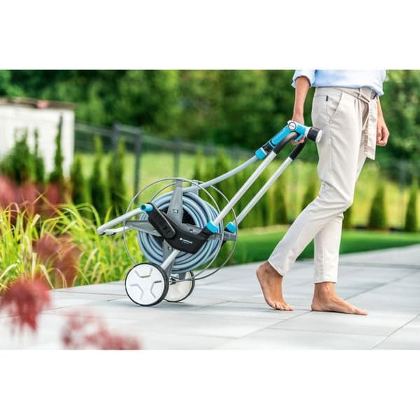 Cellfast bevattningssats, vagn, 20m 3/4 slang, sprinkler, kopplingar, EXPLORER
