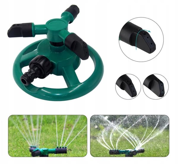 Puutarhan pyörivä sprinkleri 1/2