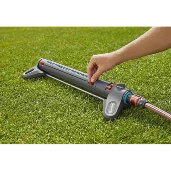 GARDENA AquaZoom L oscillerande sprinkler - Yta 350m² - Räckvidd 21m - UV- och frostbeständig - 5 års garanti