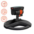 Miniatyrbild 1 av 6: GARDENA Compact AquaZoom Oscillerande Sprinkler