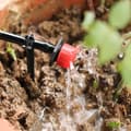 Miniatyrbillede 9 af 11: 100 stk 360 graders justerbar vanding dryp sprinklere, 1/4 tommer dryp sprinklere, have dryp vanding til vanding af blomster