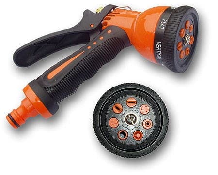 BRADAS VATTENSPISTOL METALL 7-FUNKTIONER ZEBRA ECO7203
