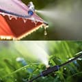 Pikkukuva 3 / 8: OBOSOE Garden Cooling System with Mist – Ulkojäähdytyssarja kasvihuoneeseen ja takapihalle