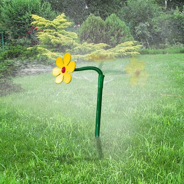 OBOSOE puutarhasprinkleri 720° pyörivä ruisku – muovinen puutarhanurmikon sadetin
