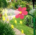 Pikkukuva 2 / 5: OBOSOE puutarhasprinkleri 720° pyörivä ruisku – muovinen puutarhanurmikon sadetin
