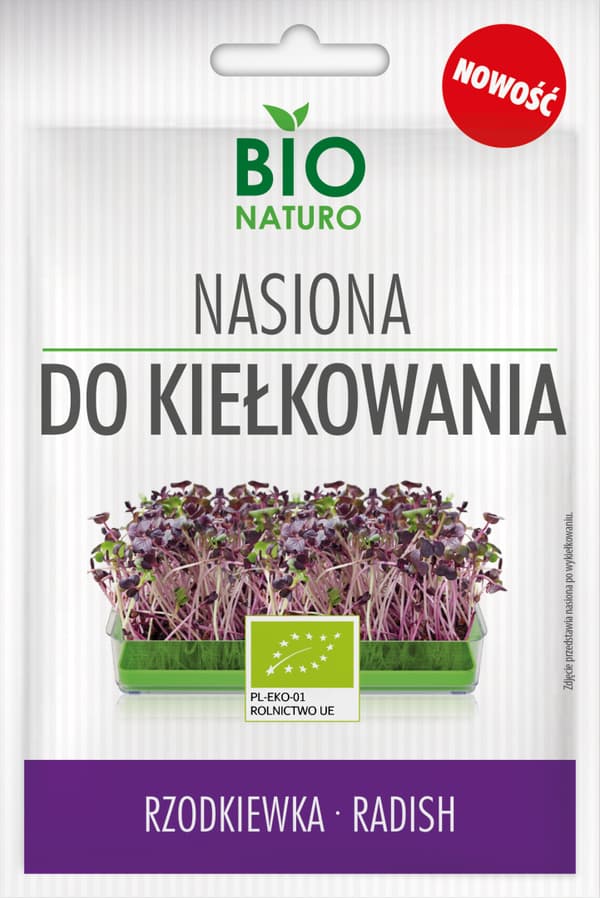 Rädisa groddfrön BIO 25g / BIOnaturo