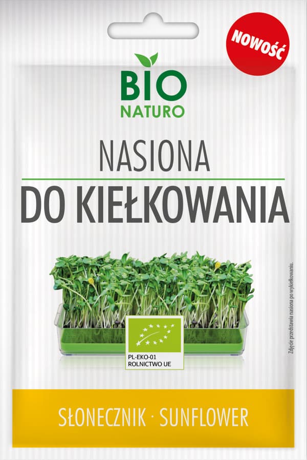 Itävöitävät auringonkukansiemenet BIO 40g / BIOnaturo