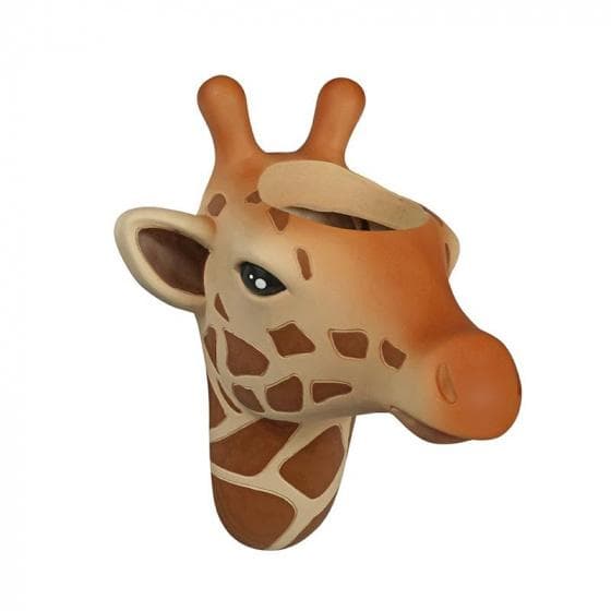 blomkruka Giraff 12 x 12,5 x 17 cm polystone brun