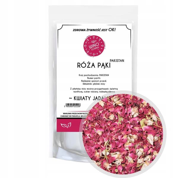 Torkade rosenknoppar Pakistan ätbara blommor - 50g