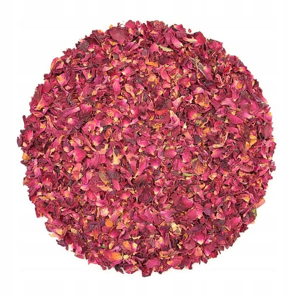 Spiselige blomster Tørrede rosenblade 15 kg rosenblade