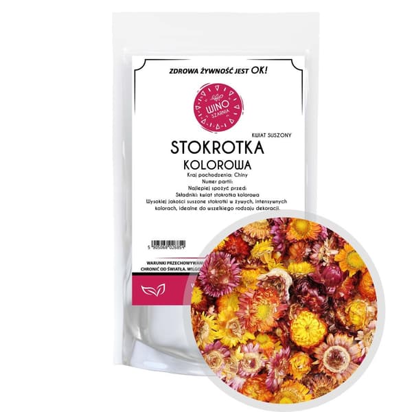 Värikäs päivänkakkara kuivattu kukka - 50g Syötävät kukat