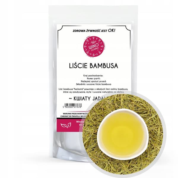 Kuivatut bambunlehdet 50 g syötäviä lehtiä