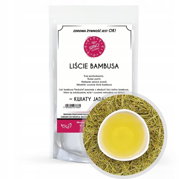 Kuivatut bambunlehdet 100 g syötäviä lehtiä