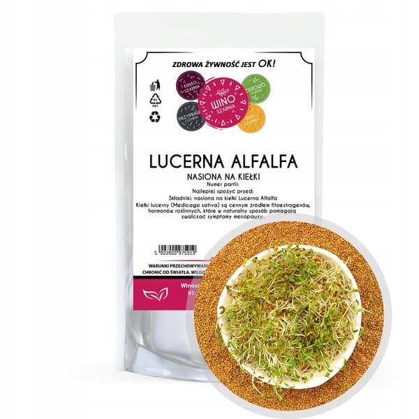 Spirer - Alfalfa Alfalfa - 500g Frø til Spirer