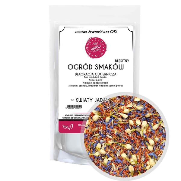 Błękitny Ogród Smaków kageblomster - 10g Spiselige