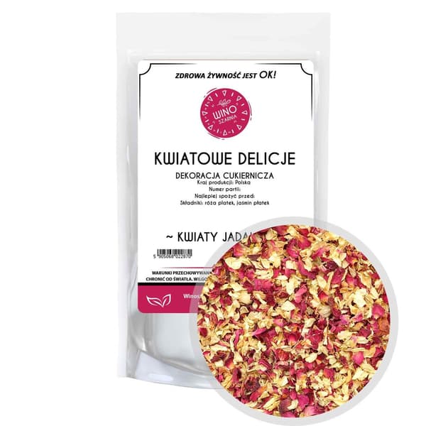 Blomster til kage Floral Delicje - 10g Spiselig