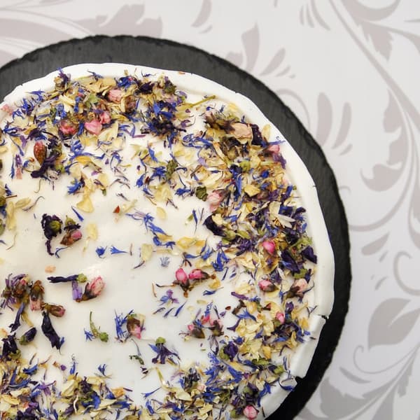 Blomster til kage Farverig buket blomster 10g Spiselig