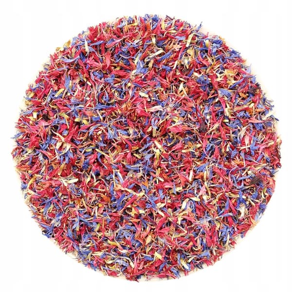 Torkade blåklint kronblad Röd blåklint 250g ätbara blommor