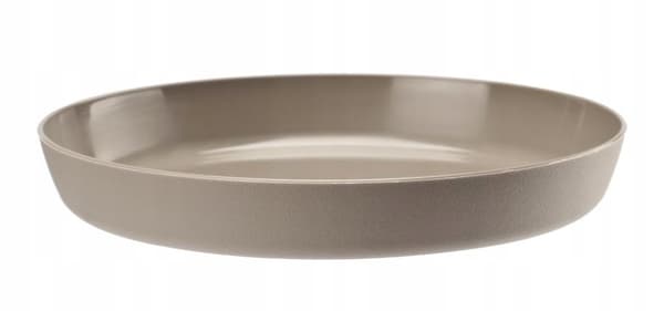 Beige muovinen kukkaruukkualuslautanen Azalea 13 cm