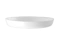 Miniatyrbillede 1 af 2: Hvid plastik urtepotteunderkop Cristal 15,5 cm