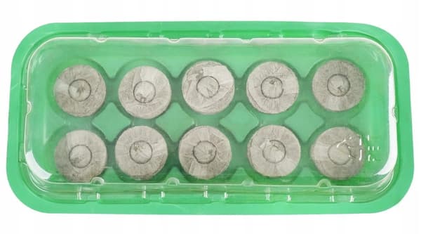 Miniväxthus och kokosnötskivor 25x12x7cm plantset