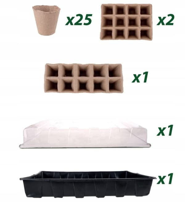 Miniväxthusplantset 30 delar