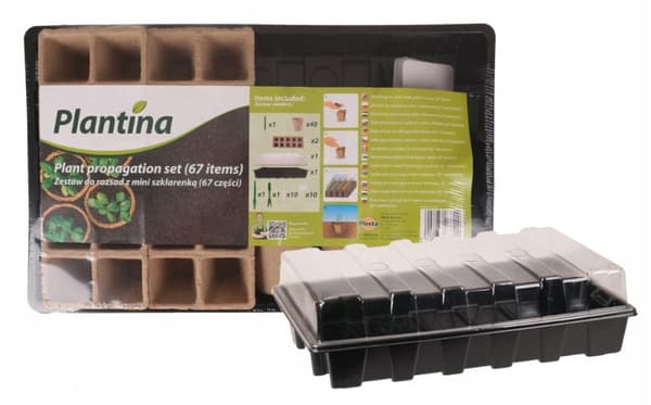 Miniväxthus plantset 67 delar