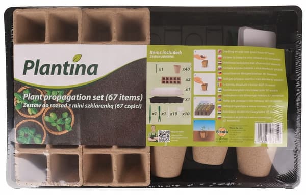 Miniväxthus plantset 67 delar
