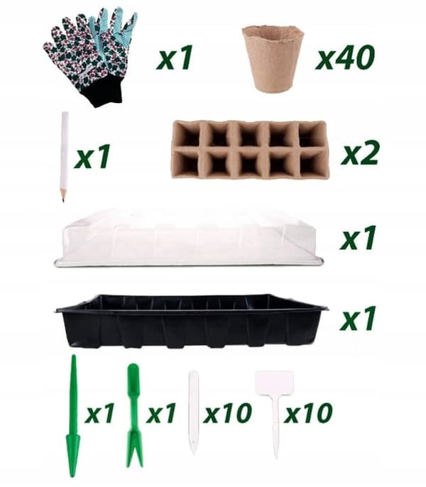 Miniväxthusplantset 68 delar