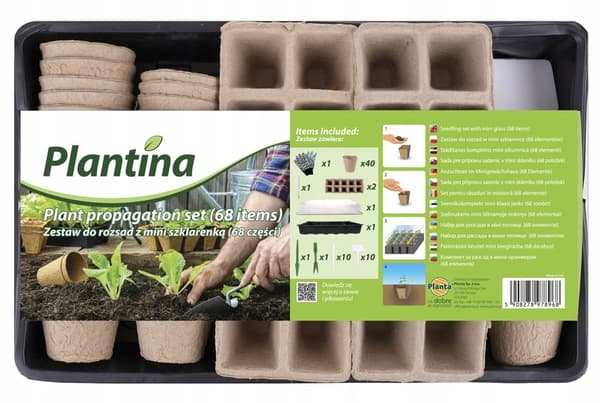 Miniväxthusplantset 68 delar