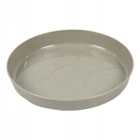 Taupe urtepotteunderkop 16,9 x 2,4 cm Plast