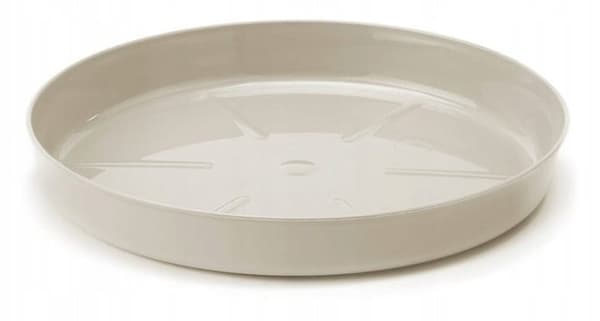 Taupe urtepotteunderkop 16,9 x 2,4 cm Plast