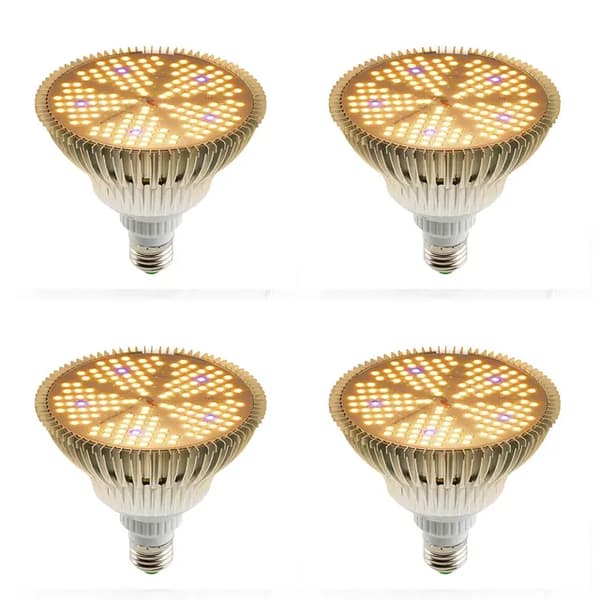 LED Vækstlys, Fuld Spektrum, Hydroponisk Lampe, 4PCS 100W
