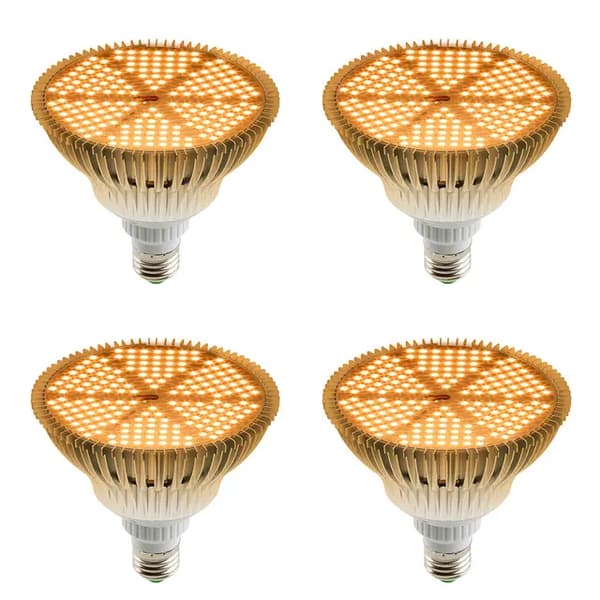 LED Vækstlys, Fuld Spektrum, Hydroponisk Lampe, 4PCS 120W
