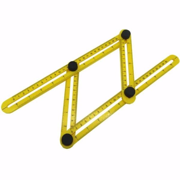 ouniondo® Ny multifunktionell vinkelmodell Vinkellinjal Plastmätverktyg_love2095