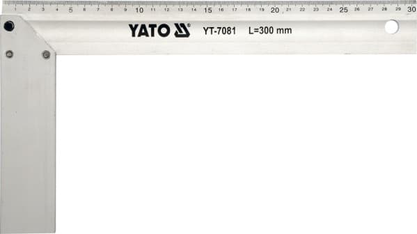 YATO ALUMINIUM VINKELBAR 250mm 7080