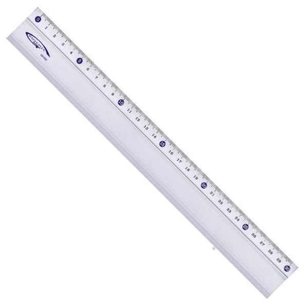 Räfflade aluminiumreglar Antigliss 30 cm