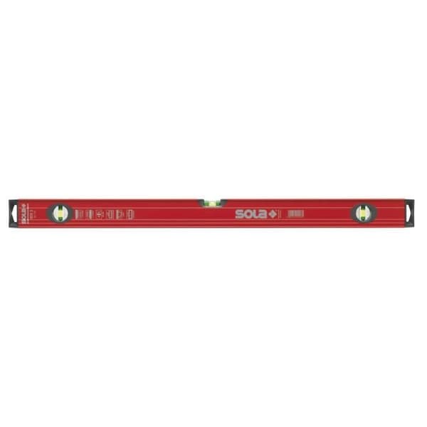 Sola rouge 3 100 Vattenpass med rörprofil, Röd, 100 cm - 1215301