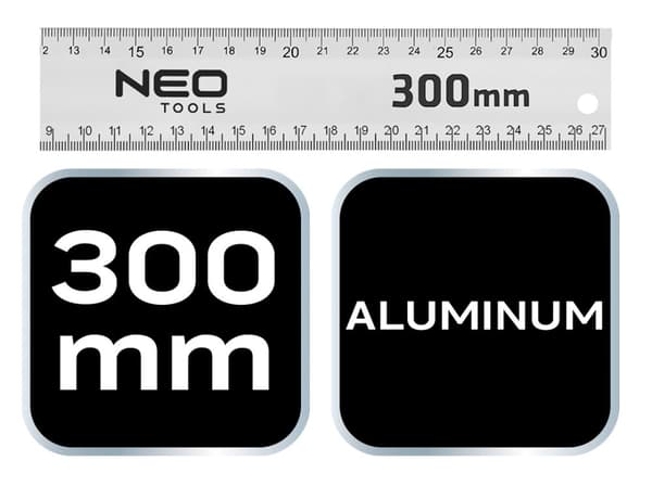 Alumiininen rakennekulma 300 x 175 mm
