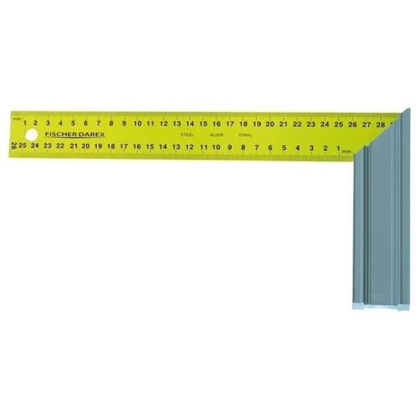 Vinkelrätsklo - FISCHER DAREX - 300 mm - Aluminium - Snickare - Mätvinkel 90°