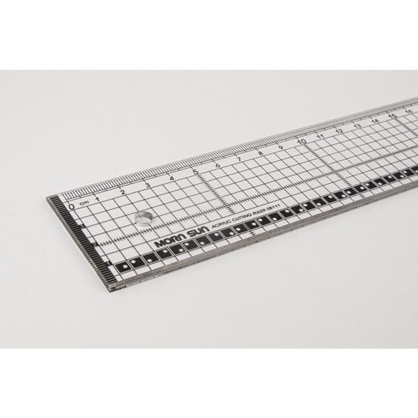 Rayher Hobby RIGHELLO TAGLIERINO 30 CM CON ANGOLI METALLICI RAY 33 - 7821300