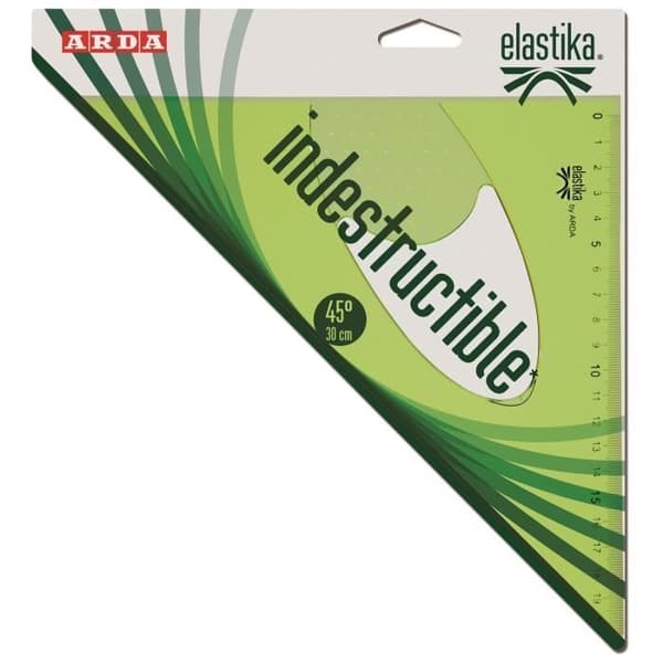OÖSTERBARLIG fyrkantig "elastika" 45° 35 cm.