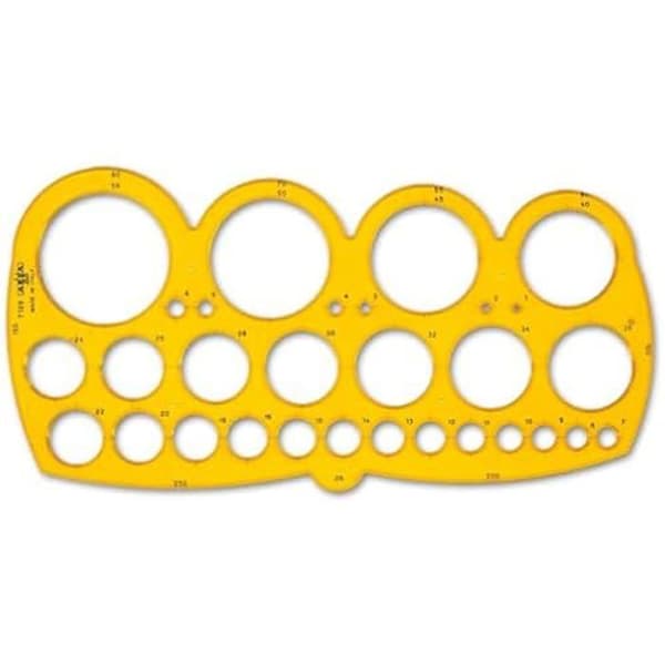Mask för stora cirklar - ARDA - 408983 - Diameter 1/55 mm - Precision verktyg - Lätt att använda