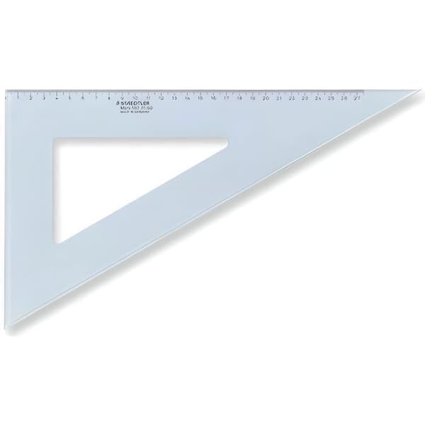 Plexiglas-equant - Staedtler - 567 31-60 - 32 cm - 60°/30° - Transparent blå